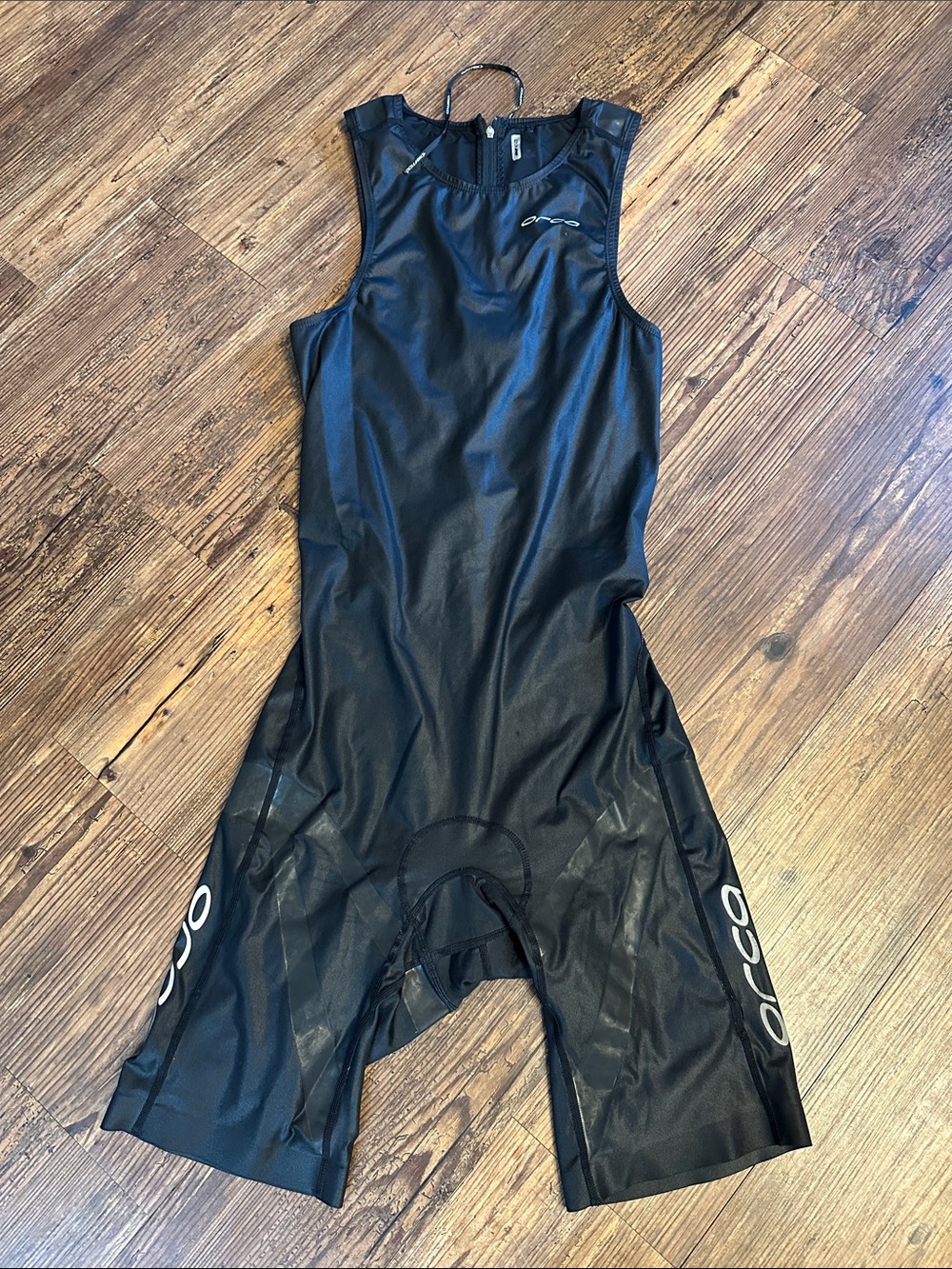 Men’s Orca Black Sleeveless Tri Suit